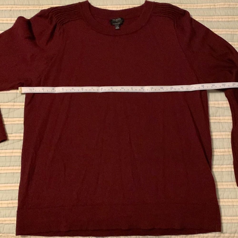 Talbots pure merino wool maroon sweater Women’s plus size X